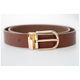 Ladies Tan Dress Belts 100% Leather- 35mm Width - BeltUpOnline
