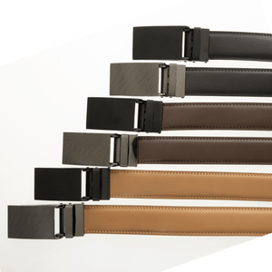 Tan Stitched Automatic Belt for Business Wear- 30mm Width - BeltUpOnline