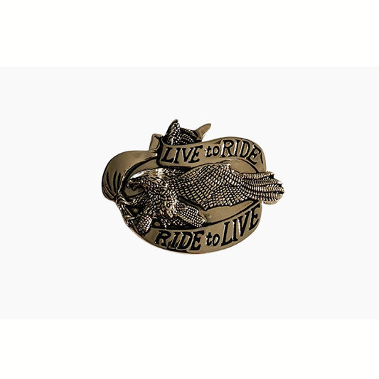 Live to Ride Buckle - BeltUpOnline