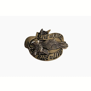 Live to Ride Buckle