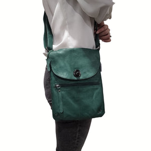 Tayla - Pine Green Crossbody Handbag