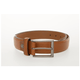 Tan 100% Leather Stitched Belt- 35mm Width - BeltUpOnline