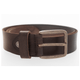 Washed Brown 100% Leather Jeans Belt- 38mm Width - BeltUpOnline
