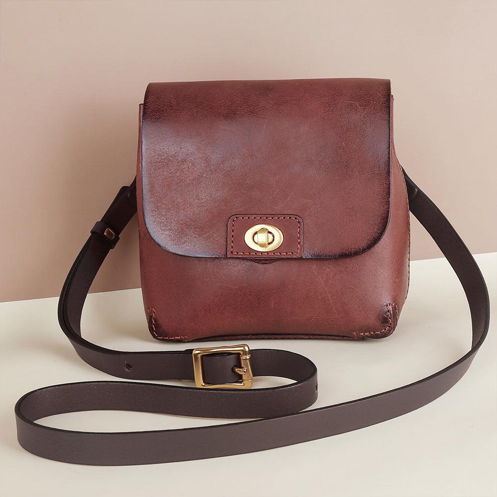 Crossbody | Burgandy | BULC - BeltUp Leather Co.
