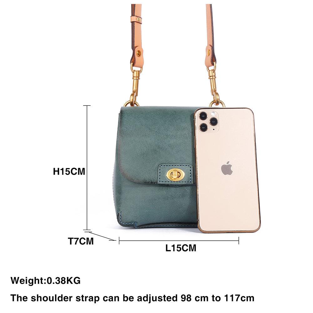 Crossbody | Teal | BULC - BeltUp Leather Co.